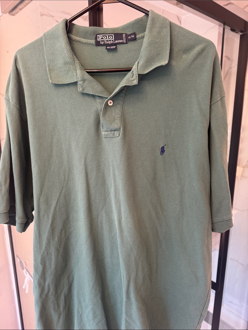 Polo by Ralph Lauren Sage Green Short-Sleeve Cotton Polo